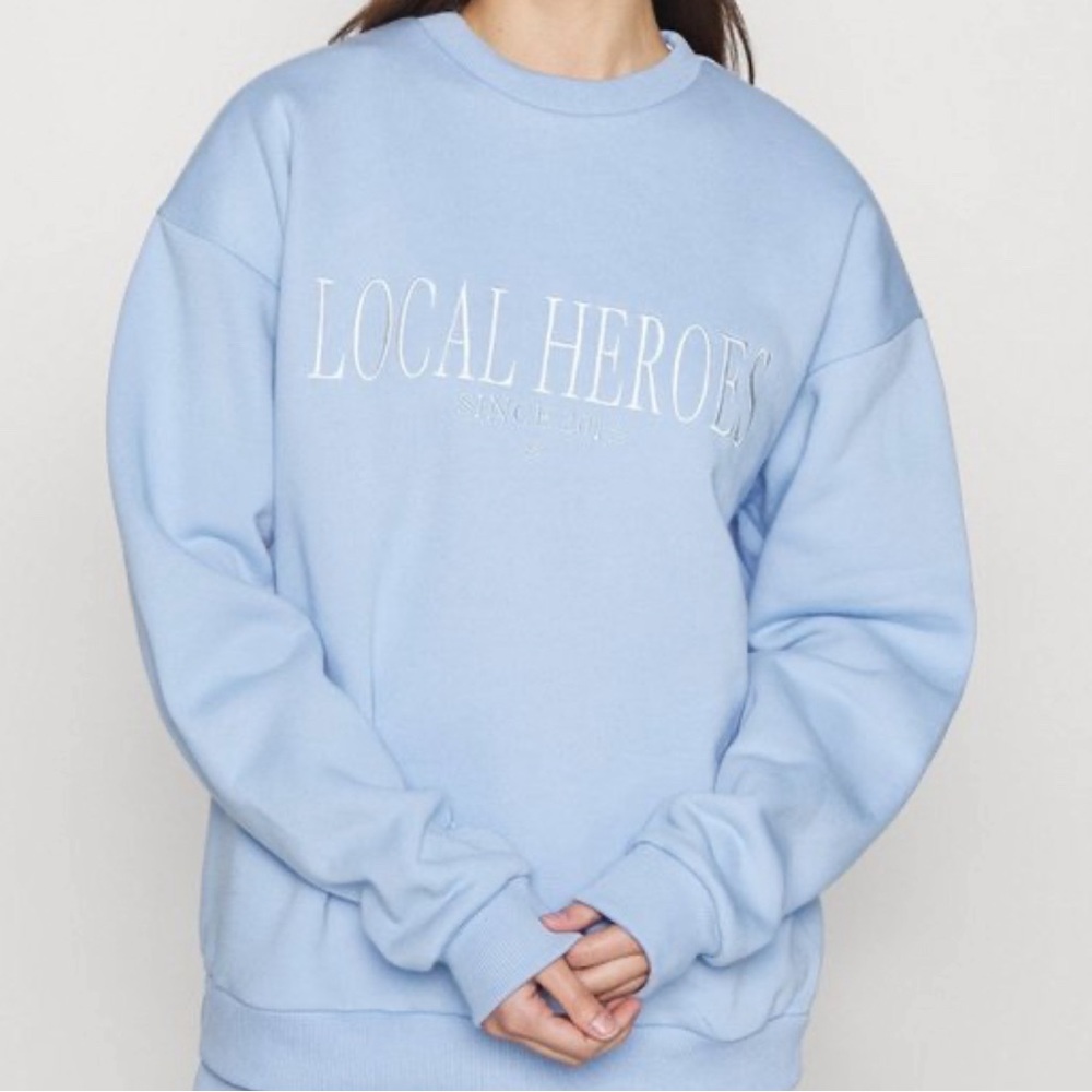 Local Heroes Sweatshirt in Light Blue